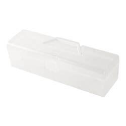 Portable finishing box large capacity transparent card storage