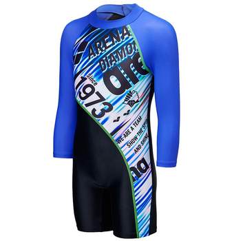 arena children's swimsuit long-sleeved one-piece sun protection