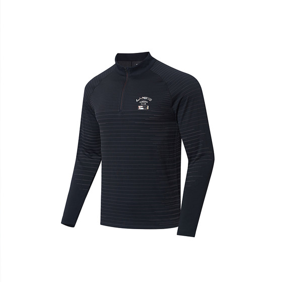 
Li Ning running series warm long-sleeved running T-shirt for men's spring infrared warm technology soft knitted sweater
