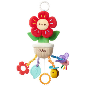 Aobei baby stroller toy pendant flower windmill cart rattle bracket crib decorative hanging bed bell