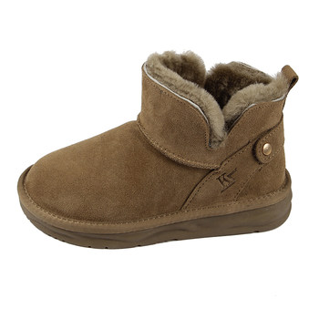 Thick wool short boots, comfort, warm, anti -slip and casual
