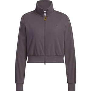 
Adidas Adidas Clover Women's Slim-fit Stand Collar Striped Jacket Knitted Jacket KB5446