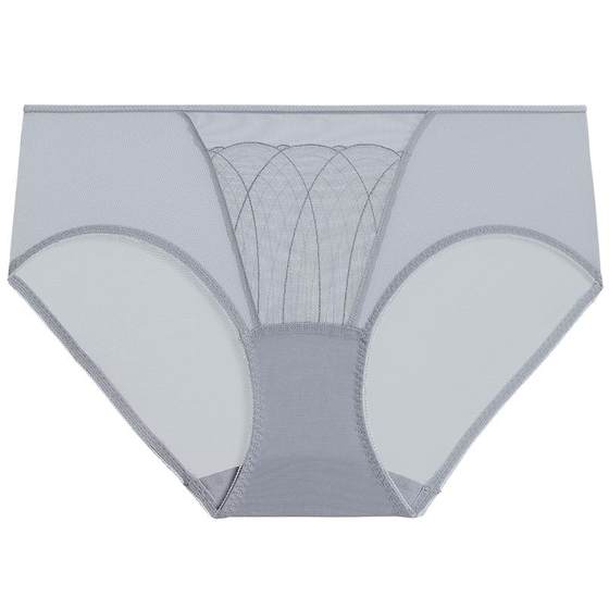 
3 pairs of 179 yuan Ai 24AW Silk Road Flower Rain Underwear Women's Cotton Bottom Crotch Sexy Lace Mid-waist Boxer