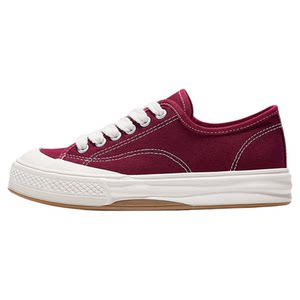 
feiyue/Leap Red Canvas Shoes Women's Shoes 2026 Spring New Year of the Horse Warm Casual Thickened Plate Shoes