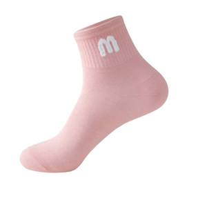 
Combed cotton women's autumn and winter warm and antibacterial pure cotton mid-tube socks, all-season cotton socks, breathable sports socks, odorproof