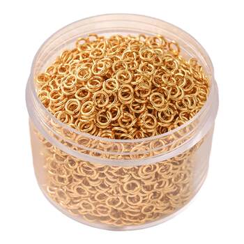 Mary14K Package Gold Open Circle Connection DIY Material
