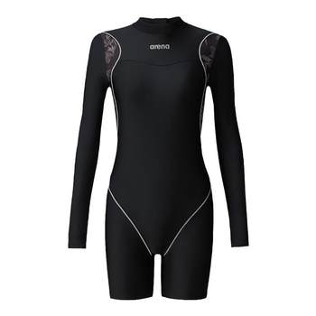 arena Arena new Chinese long-sleeved one-piece flat-angle sun protection swimsuit women's swimsuit belly covering
