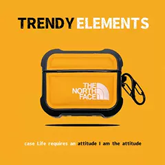 The North Face case — The North Face Trendy Fashionable Protective Carry Cases Apple AirPods 2, AirPods 2 Pro, AirPods 3, AirPods 3 Pro, AirPods 4, AirPods 4 Pro, AirPods Max