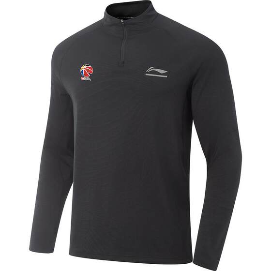 
Li Ning long-sleeved T-shirt men's official new basketball men's half-zip stand-up collar top spring knitted sportswear