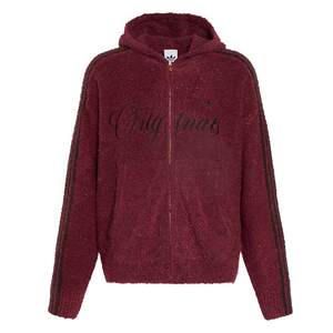 
Star's same knitted suede casual loose jacket for men and women adidas Adidas official clover