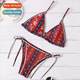 2020 New Europe Sexy Ethnic Style Printed Bikini Swimsu Swim