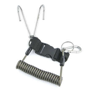 Diving hook 316 stainless steel single -headed gap reef two -headed hook hook hook hook seascopli rope diving safety rope