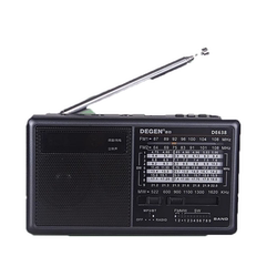 Dejin De638 Full-band Portable Radio Multimedia Bluetooth Audio Pointer Tuning Supports External Wiring