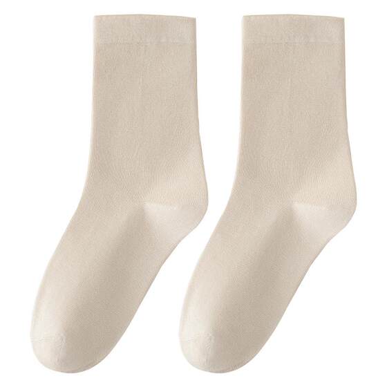 Zhuji Socks Ladies Spring, Autumn and Summer thin mid -pornographic socks girls deodorized loafers, confinement white pile of cotton socks