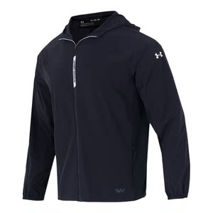 
UA Under Armor Genuine Men's Casual Hooded Jacket 2026 Spring New Comfortable Breathable Stretch Woven Jacket