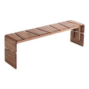 
Black walnut solid wood bench Nordic Italian style light luxury dining bench bench dining chair shoe changing stool Liangnian Furniture YZ34