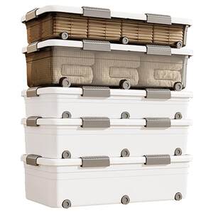 
Best helper bed storage box under the bed flat quilt shoes clothes toys wheeled drawer storage box
