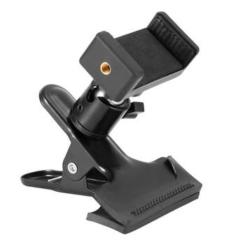 Mobile phone guitar live broadcast bracket shooting violin ukulele universal video fixed bracket instrument microphone clip