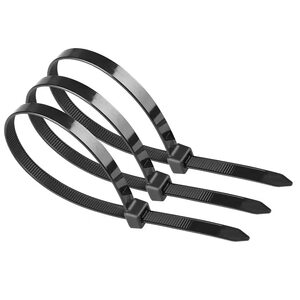 
Nylon cable tie black and white easy-pull plastic cable bundle buckle anti-slip chain tightening buckle fixed buckle tightening rope