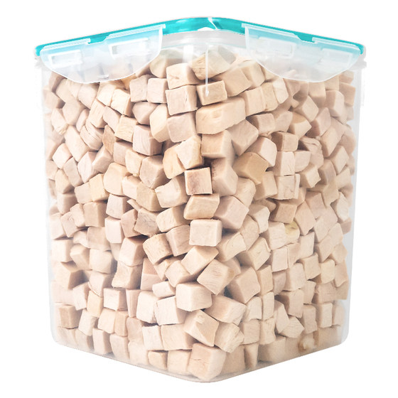 Freeze dried cat snacks, chicken pellets, pet chicken breast, nutritious and fattening, whole family bucket, cat snacks, and baby cat food