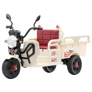 Children's electric tricycles Motorcycles Children with bucket tractor can take people, men and women, remotely control toy cars
