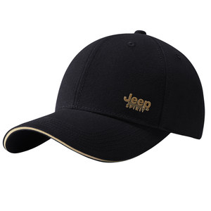 
JEEP SPIRIT Jeep Hat Men's Autumn and Winter Hard Top Sports Sunshade Duck Tongue Casual Cotton Baseball Cap