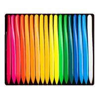 36-Color Triangle Plastic Crayon For Kids' Safe And Washable Painting