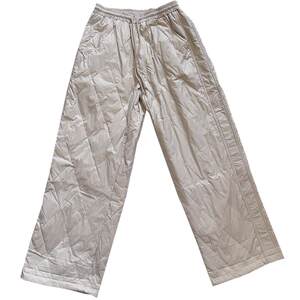 
Women's 2024 new style of high-end down pants for women in winter wear straight-fitting internet celebrity fashionable nine-point white duck down cotton pants trendy