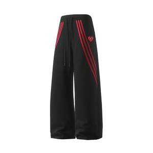 
Charles Peach Heart Pants Men's Spring and Autumn New Loose Wide Leg Straight Versatile Drape Casual Sports Pants