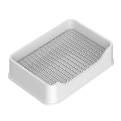 Dog sand tank stainless steel Bichon dog small dog poop