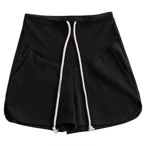 
Pregnant women's sports shorts spring and summer thin outer wear 2026 new belly wide leggings for small people spring wear