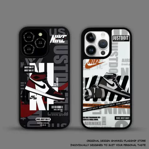 Trendy Fashionable "NIKE" iPhone Pro/Plus/Max/Air  – iPhone 17,  iPhone 16, iPhone 15, iPhone 14, iPhone 13 Sneaker Art Phone Case