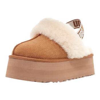 
UGG thick-soled LOGO elastic strap lazy fur shoes