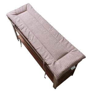 Custom Japanese -style striped card seat porch long strip pad shoe stool cushion sofa cushion rectangular cushion chair cushion