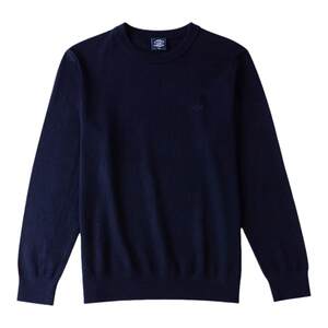 
Desha autumn new cardigan for young men navy blue round neck pullover sweater men's sweater