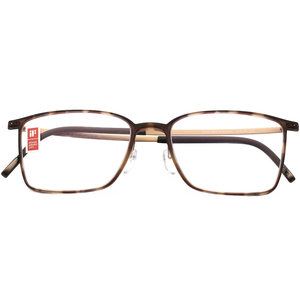 
Screwless square frame Sven Shile glasses frame for men pure titanium ultra-light large face myopia glasses frame can be equipped with lenses 2886