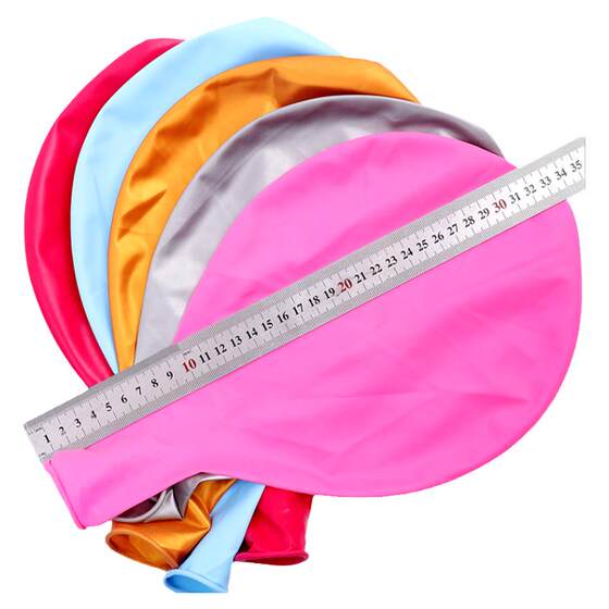 Thicked 36 -inch atmospheric balloon oversized and large explosion -free children's explosion -proof outdoor steam ball latex toys laying a number of
