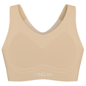 
Sangjia Cool Feeling Deep V Seamless Corset Underwear Sports Breast Shaping Vest Super Flat Chest Artifact COS Breast Revealing Small Chest Wrap Summer
