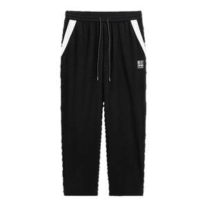 Peacebird men's fashion casual pants contrasting colors classic warm contrasting colors spliced ​​casual pants for winter men's trousers trendy