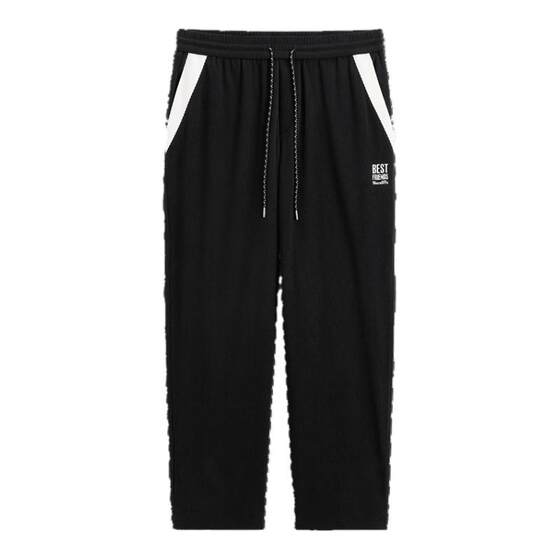 Peacebird men's fashion casual pants contrasting colors classic warm contrasting colors spliced ​​casual pants for winter men's trousers trendy