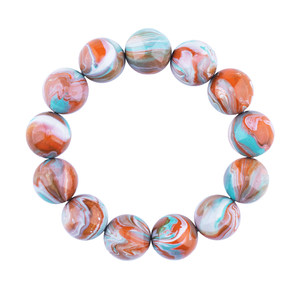 
[Not repaired Tang style] Pure handmade intangible cultural heritage bracelets, lacquer beads, judges bracelets, custom accessories and play