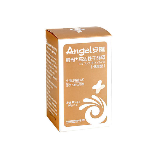 Angel edible low sugar high activity ผงยีสต์แห้ง 6g * 8 ถุงสำหรับอบที่บ้าน