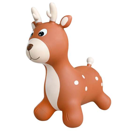 Dumping horse baby anti-fall and inflatable horse jumping deer children toys one year old 1-2 riding 3 can be riding and shaking horses
