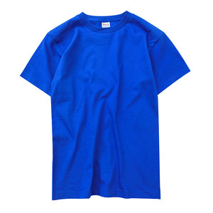 Heavy cotton round neck short -sleeved base cotton T -shirt men's and women's passage loose thick barrel seamless T -shirt trend