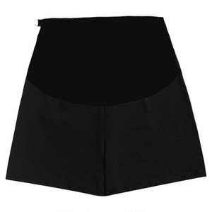 
Pregnant women's suit shorts, summer thin outer wear, stretchy three-point belly-supporting leggings during pregnancy