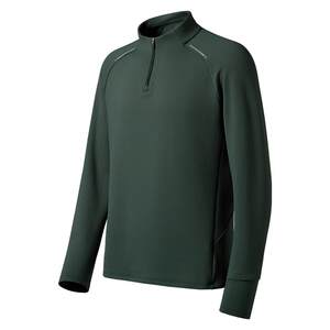 
Keep sports T-shirt men's spring fitness training quick-drying half-zip stand collar running long sleeve 8814