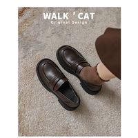 Демисезонные лоферы в английском стиле, из натуральной кожи, в британском стиле, 2025 года