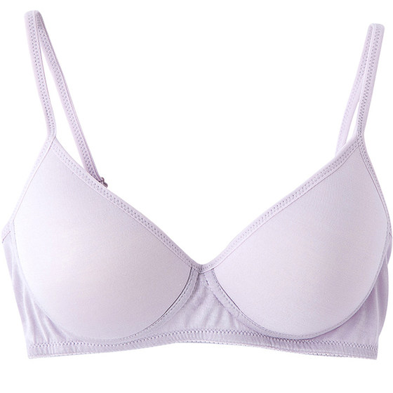 There are no steel circles, bras, bras, and comfortable, breathable, lady, girls simple solid color lingerie beauty back bra