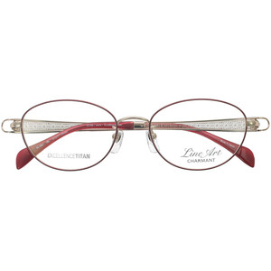 Japan CHARMANT Xia Meng Glasses Glasses Female Golden Silk Titanium French Pure Titanium Small Glasses Frame Female Myopia 1661
