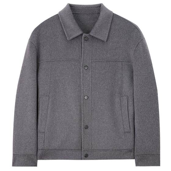 MindBridge 2025 new double-sided woolen jacket winter short woolen jacket men's cashmere coat men